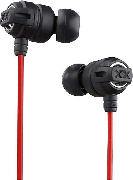 JVC HAFX1X Xtreme-Xplosivs Headphones in Black & Red - Superior Sound Quality & Comfort