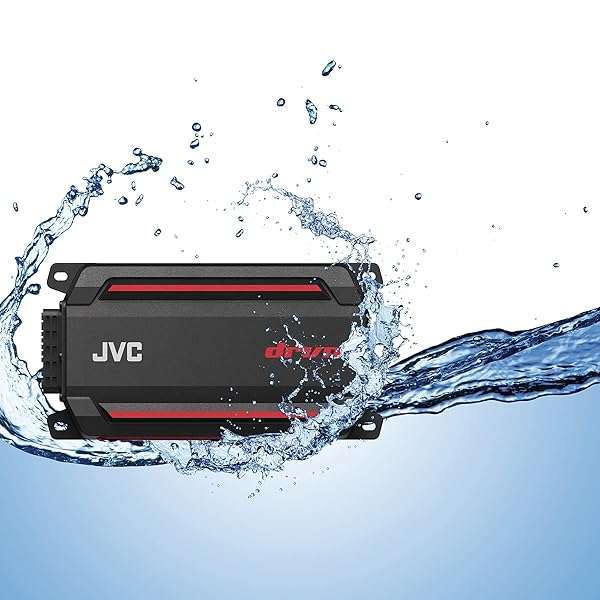 JVC KS-DR2004D 4-Channel Digital Amplifier: 600W for Car, Marine & UTV - Corrosion-Resistant & Vibration-Proof - Image 7