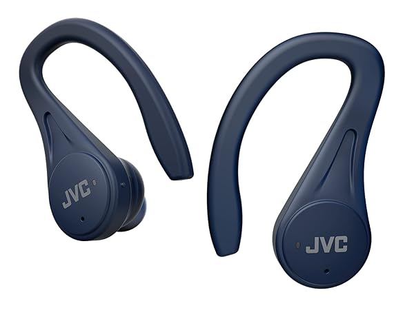 JVC Sport True Wireless Earbuds Headphones, Lightweight and Compact, Long Battery Life (up to 30 Hours), Sound with Neodymium Magnet Driver, Water