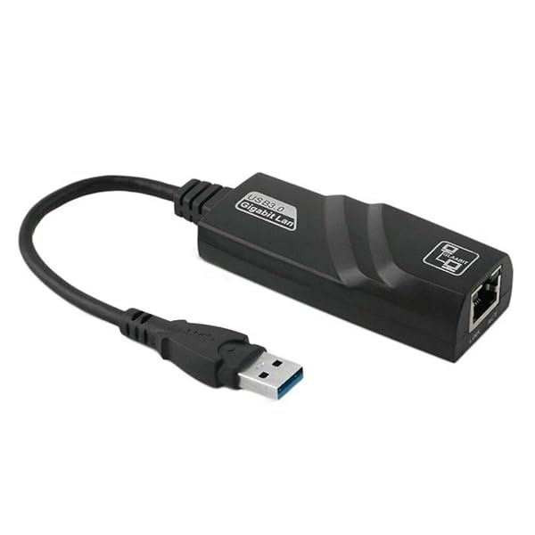 JacobsParts USB 3.0 Gigabit Ethernet Adapter 10/100/1000 Mbps RJ45 for PC and Mac Network Connectivity