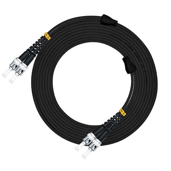 Jeirdus 20M ST to ST 10G OM3 Outdoor Armored Duplex Fiber Optic Cable Jumper - 50/125 Multimode Patch Cord - Image 6