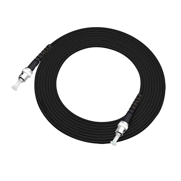 Jeirdus 50M ST to ST Outdoor Armored Simplex 9/125 SM Fiber Optic Cable Jumper Optical Patch Cord Singlemode 50Meters 160ft ST-ST - Image 5