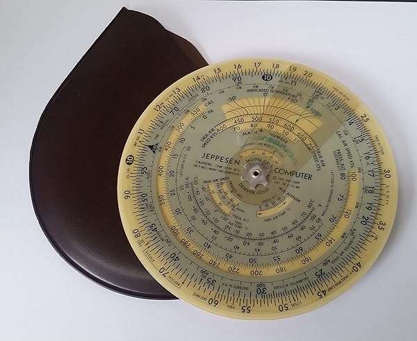"Buy Jeppesen CR-3 Circular Computer (6" Diameter) JS514237 - Accurate Flight Planning Tool"