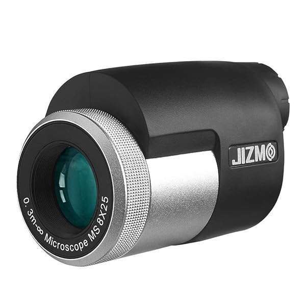 ORIFA Jizmo 8x25 HD Monocular Telescope: Perfect Gift for Bird Watching & Travel - Close Focus, BAK4 Prism, Multi-Coated Lens