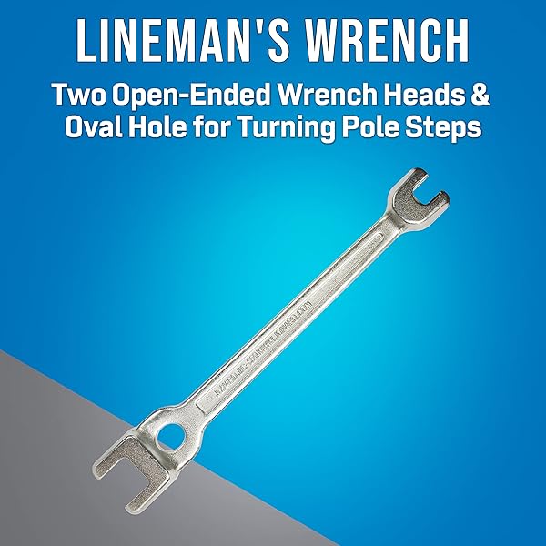 "Jonard Tools JIC-650 Lineman's Double Ended Wrench - 13" Durable Tool for Electricians" - Image 3