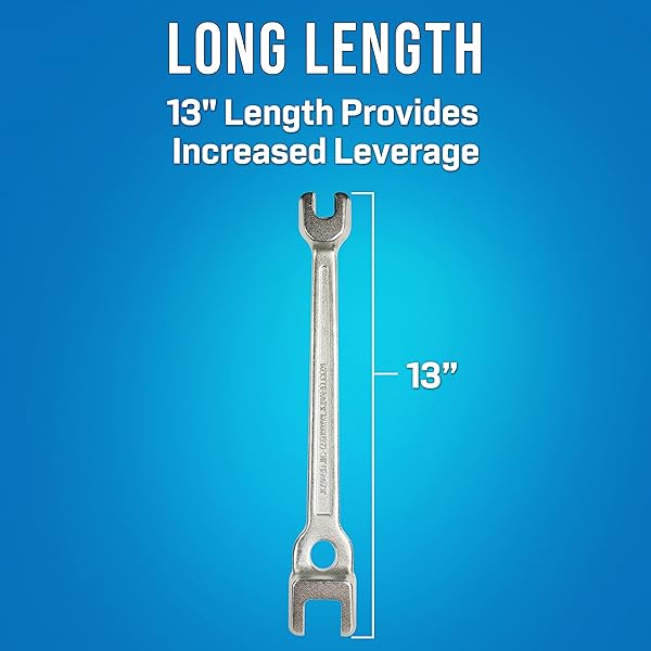"Jonard Tools JIC-650 Lineman's Double Ended Wrench - 13" Durable Tool for Electricians" - Image 7