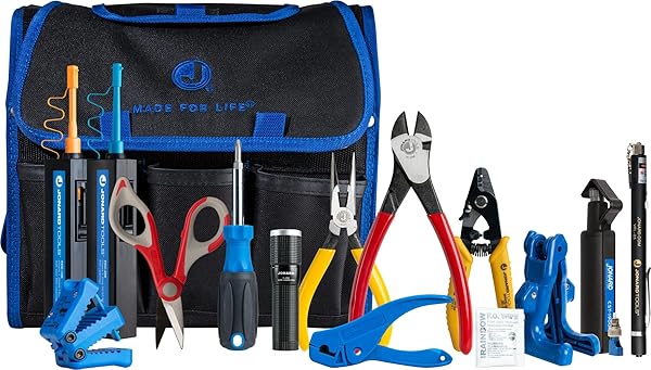 Jonard Tools TK-161 Fiber Prep Kit with VFL+ - Essential Tool for Fiber Optic Installation