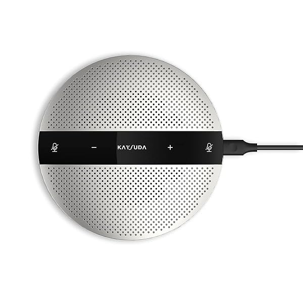 KAYSUDA KAYSUDA USB Speaker Phone 360° Omnidirectional Microphone Portable Conference Speakerphone Echo Cancellation for Teams, Zoom, VoIP Calls, Webinar, Phone, Call Center, Recording