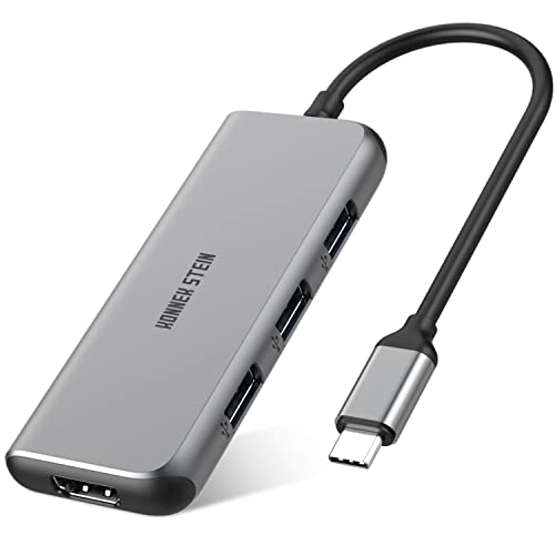 KONNEK STEIN 7-in-1 USB C Hub: 4K HDMI, SD/Micro SD Slots & Power Delivery for MacBook Pro & More - Image 2
