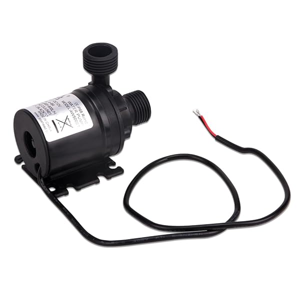 Ultra Quiet Mini Brushless Water Pump 12V - 800L/H, 5M Lift, Perfect for Aquariums & Fountains