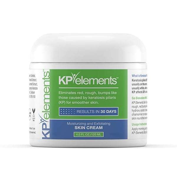 KP Elements KP Elements Keratosis Pilaris Lotion - Natural AHA Treatment, Moisturizing & Exfoliating, Vegan, Made in USA (4 fl oz)