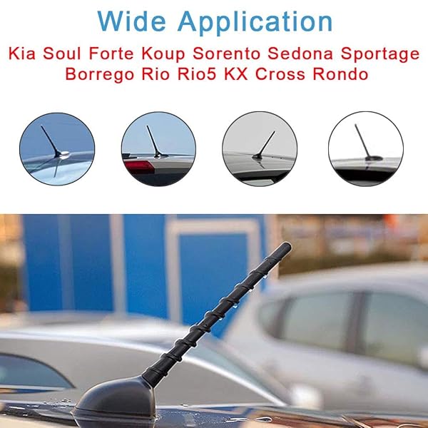 Upgrade Your Kia: 7-Inch Short Antenna Replacement for Soul, Sedona, Sportage & More - Image 10