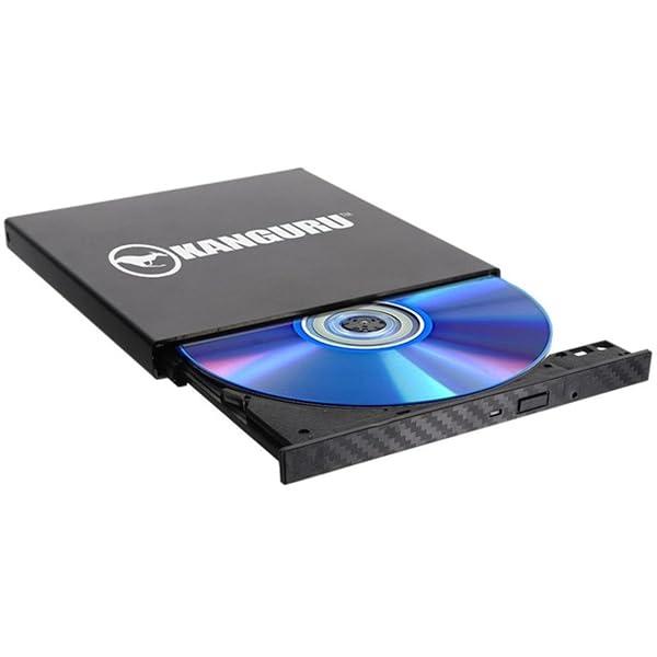 Kanguru QS Slim DVDRW DVD Burner - TAA Compliant, Portable & High-Speed Data Storage Solution
