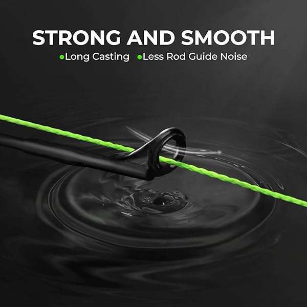 KastKing Superpower Neon Green Braided Fishing Line 30LB 150Yards - Ultimate Strength & Durability - Image 4