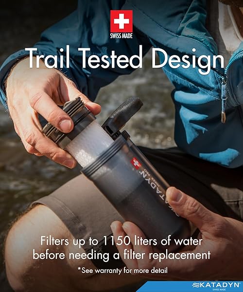 Katadyn Hiker Pro Water Filter: Best Hand Pump for Backpacking, Camping & Emergency Survival - Image 8
