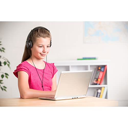 Kensington USB-A Hi-Fi Over-Ear Headphones with 6ft Cord - Premium Sound in Black (K97600WW) - Image 3