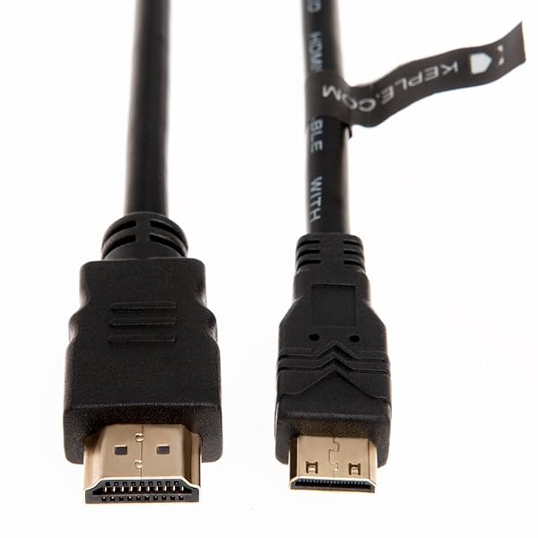 Keple Mini HDMI to HDMI Lead Cord Cable 5M for Tablet Camera Nikon D-SLR Canon Fujifilm XPro 2 and More - Image 2