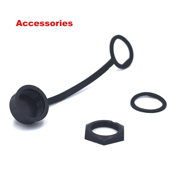 Kework 0.3 Meter USB 3.1 Type C Flush Mount Cable 3A 10Gbps Male to Female Extender for Car Truck Boat Motorcycle Gold Plated Plugs - Image 4