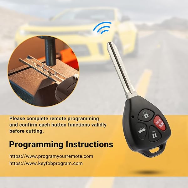 Key Fob Keyless Entry Remote Replacement for Toyota 2010-2013 Corolla?2009-2016 Venza Key Remote FCC ID GQ4-29T- 4BTN (G Chip) - Image 4