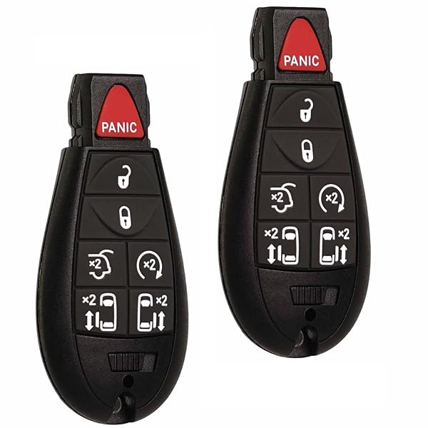 SUPALAND Keyless Entry Remote Control Key Fob FOBIK Replacement Fits for Dodge Grand Caravan 2008-2020 Chrysler Town Country Volkswagen Routan