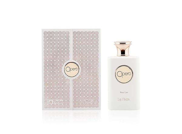 Khadlaj La Fede Opera Rose L'OR Eau De Parfum Spray 3.4oz - Unisex Fragrance for All Occasions