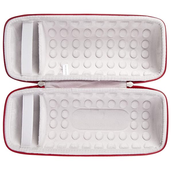 khanka Khanka Hard Travel Case for JBL Charge 4 Portable Waterproof Bluetooth Speaker Red