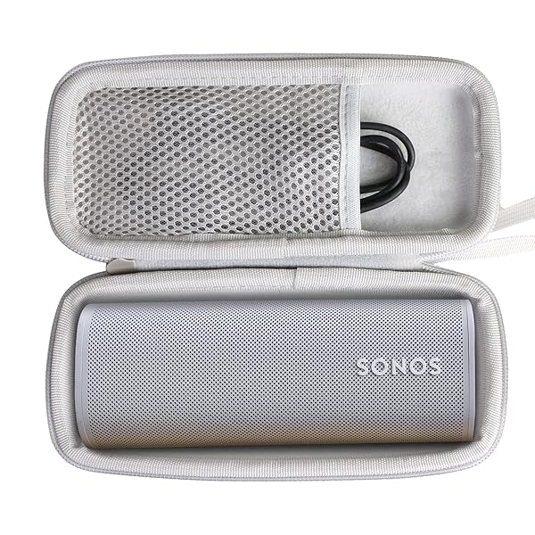 khanka Khanka Hard Travel Case for Sonos Roam 2 & Roam SL - Durable Protection for Your Portable Bluetooth Speaker