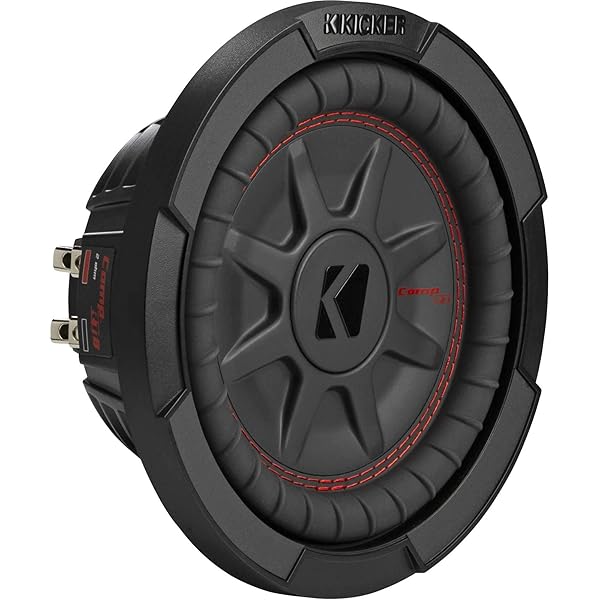 KICKER 48CWRT82 CompRT 8 Inch Subwoofer DVC 2 Ohm High Performance Audio System