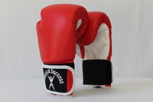 Physical Success Top Kids Boxing Gloves 2oz in Red - Perfect for Young Champions!
