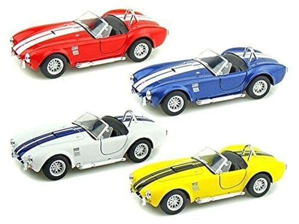 Shop Kinsmart 1/32 Scale Diecast 1965 Shelby Cobra 427 S/C - 4 Color Pullback Action Set - Image 2