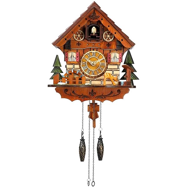 Handcrafted Kintrot Cuckoo Clock - Traditional Black Forest Wall Decor for Timeless Elegance - Image 2
