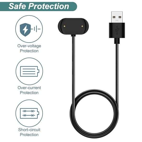 Buy Kissmart Magnetic Charger Cable for Amazfit GTS 3, GTR 3, GTR 3 Pro & T-Rex 2 - Fast Charging & Durable Cord - Image 4