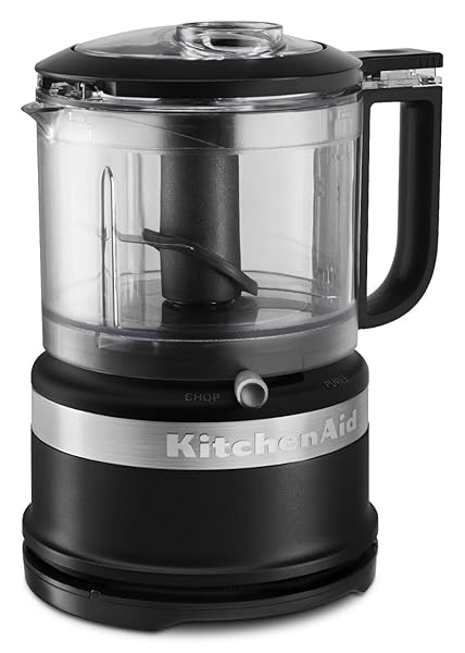 KitchenAid 3.5-Cup Food Chopper in Matte Black - Compact & Efficient Kitchen Tool