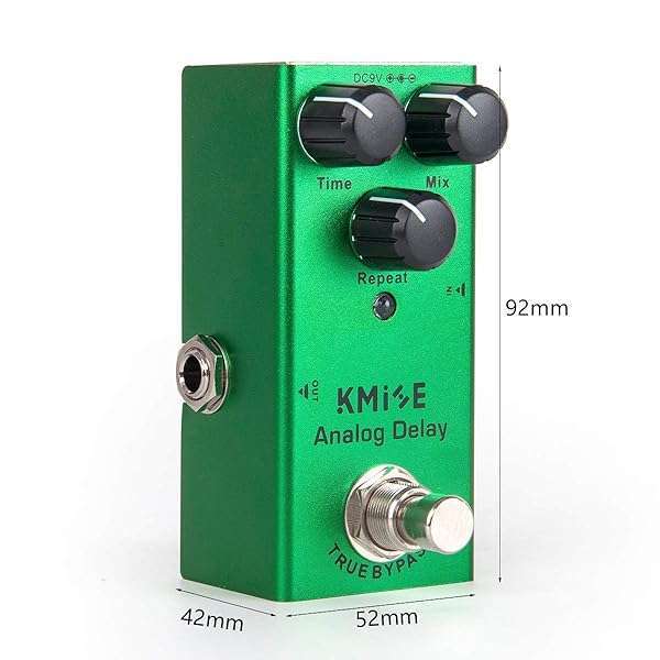 Kmise Analog Delay Pedal: Mini Electric Guitar Effects, True Bypass, DC 9V - Enhance Your Sound! - Image 9