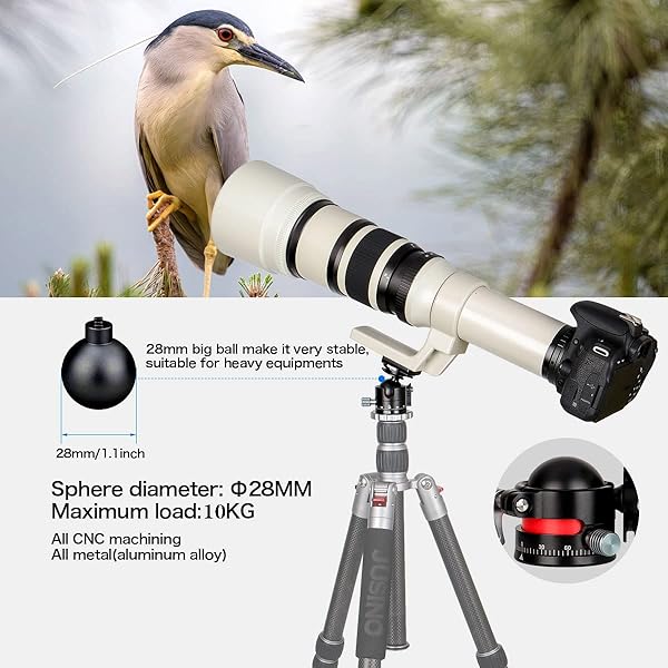 Koolehaoda E1 Mini Tripod Ball Head with Quick Release Plate Lightweight 170G Maximum Load 8KG CNC Process E1 Mini Head - Image 8