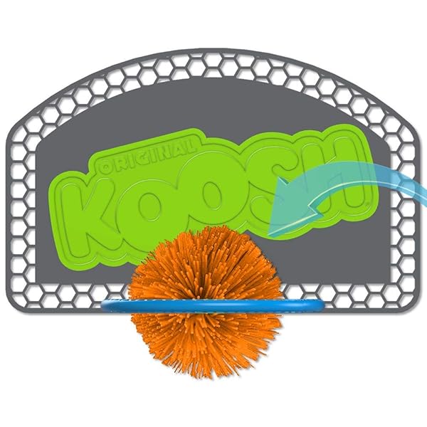 Koosh Koosh Hoops: Fun Basketball Game & Fidget Toy for Ages 6+ - Easy to Catch, Hard to Put Down!