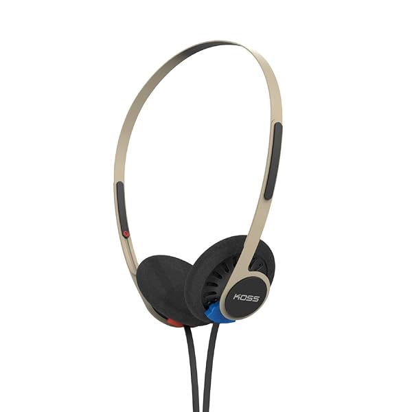 Buy Koss KPH40 Utility On-Ear Headphones - Lightweight, Detachable Cord, Rhythm Beige - Perfect Sound Quality!