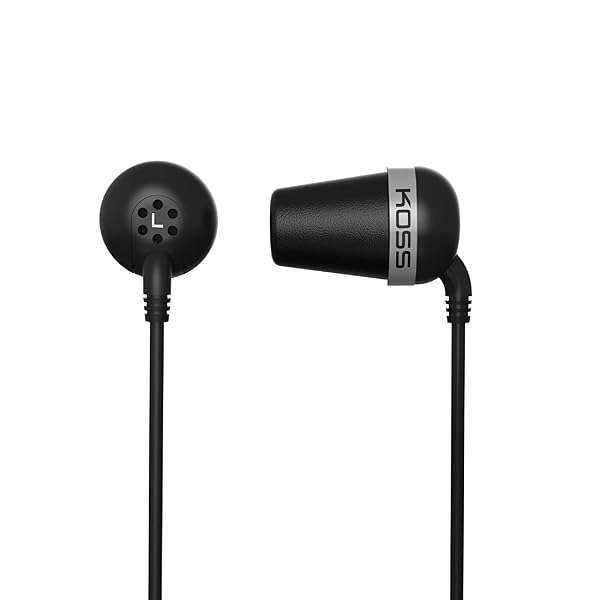 Buy Koss 'The Plug' In-Ear Headphones (Black) - Superior Sound & Comfort
