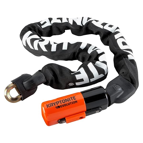 Kryptonite Evolution Mini Bike Chain Lock: 3ft Heavy-Duty 10mm Steel Anti-Theft Lock for Bikes, Motorcycles & More