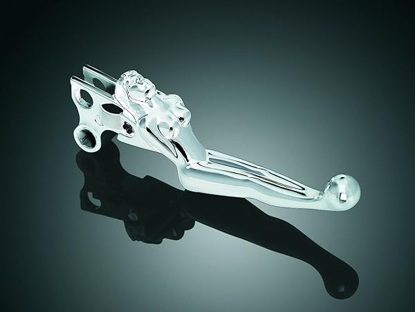 Shop Kuryakyn 1049 Girl Silhouette Clutch & Brake Levers for 1996-2017 Harley-Davidson - Chrome & Black, Perfect Fit!