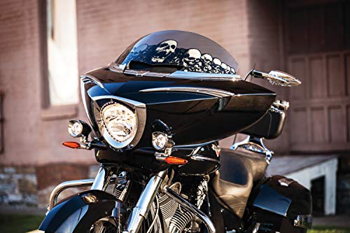 Upgrade Your Harley: Kuryakyn 1449 Scythe Blade Chrome Side Mirrors for Enhanced Visibility - Image 5