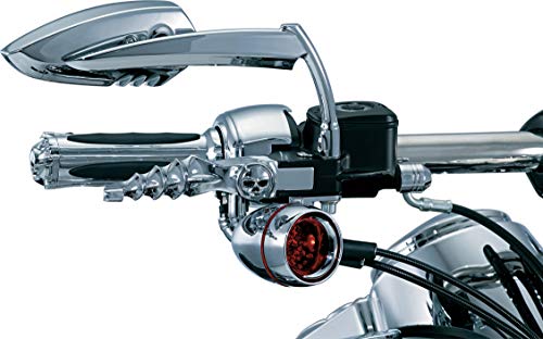 Upgrade Your Harley: Kuryakyn 1449 Scythe Blade Chrome Side Mirrors for Enhanced Visibility - Image 8