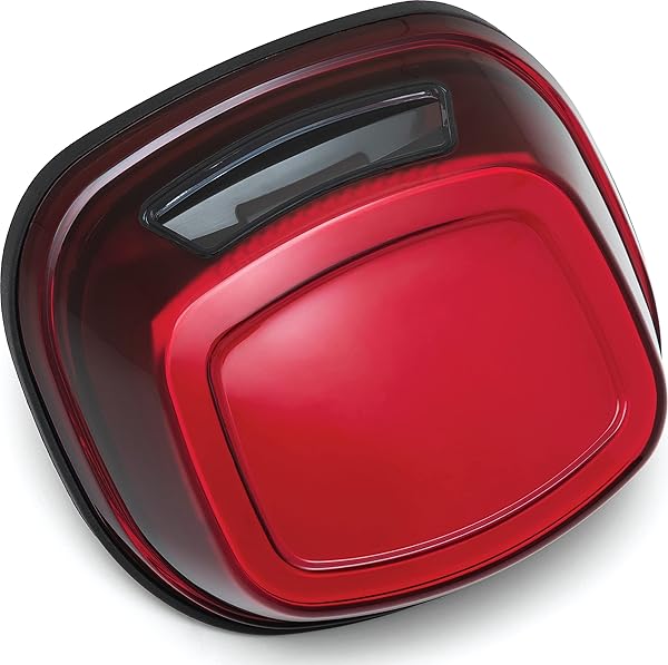 Upgrade Your Ride: Kuryakyn 2910 Tracer LED Taillight with License Plate Illumination - Red Motorcycle Lighting Accessory