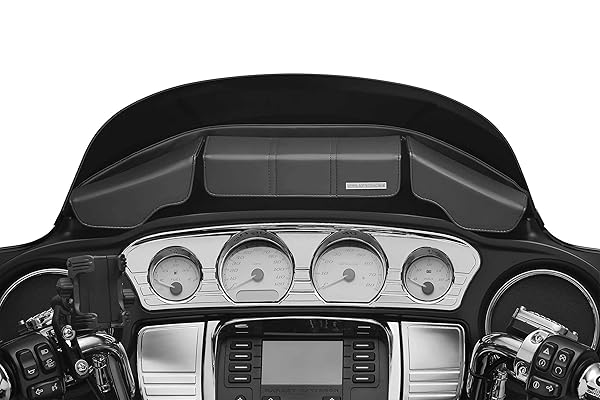 Shop Kuryakyn 5261 Batwing Fairing Storage Pouch for 2014-19 Harley-Davidson - Magnetic Closure, Black