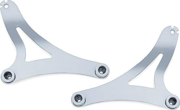 Kuryakyn 7094 Fixed Mounts Multi-Purpose Driver Passenger Seat Backrest for 2014-19 Indian Motorcycles Chrome 1 Pair