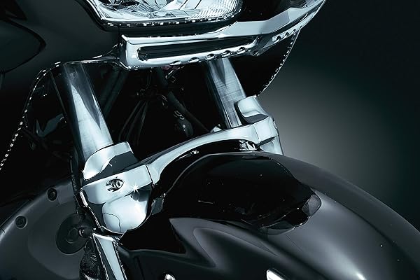 Upgrade Your Honda Gold Wing GL1800: Kuryakyn 7339 Chrome Front End Fork Brace Gen 2 (2001-2017) - Image 4