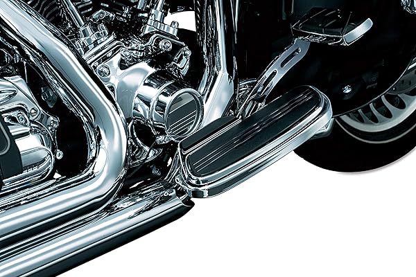 Shop Kuryakyn 7544 Motorcycle Foot Control: Chrome & Black Exhaust Boot Guard for 1980-2019 Harley-Davidson