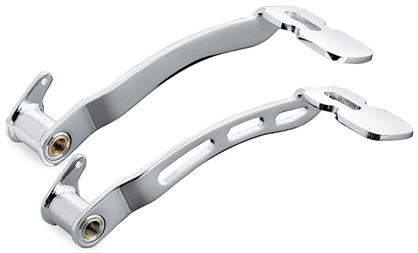 Kuryakyn 9061 Extended Brake Pedal for 1987-2017 Harley Davidson Motorcycles Chrome Finish