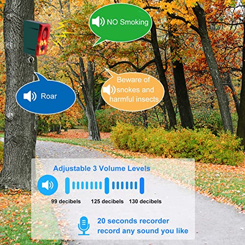 LAFEINA Solar Sound & Strobe Light Alarm: Motion Detector for Gunshots & Dog Barking - Custom 20s Siren for Farm Security - Image 9