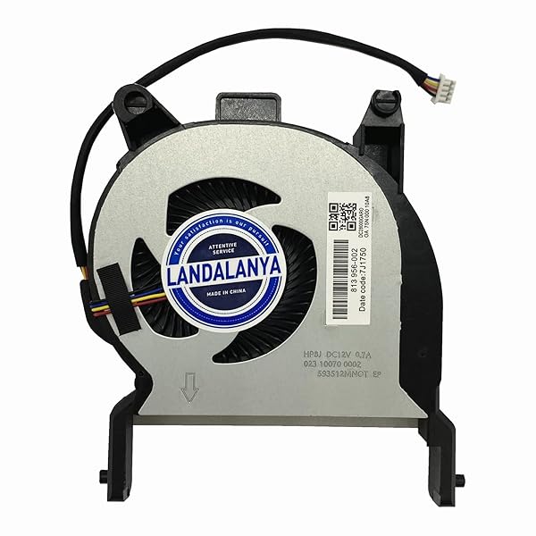 LANDALANYA Replacement CPU Cooling Fan for HP ProDesk Mini 600 G3 400 G3 Series 914266-001 BUC0712HB-00 DC12V High Performance Fan